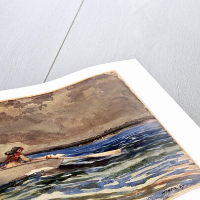 Rowing at Prout's Neck, 1887 by Winslow Homer