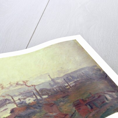 General View of Rouen from St. Catherine's Bank, c.1892 by Claude Monet