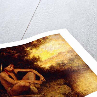 Young Hunter by a Stream by Eanger Irving Couse