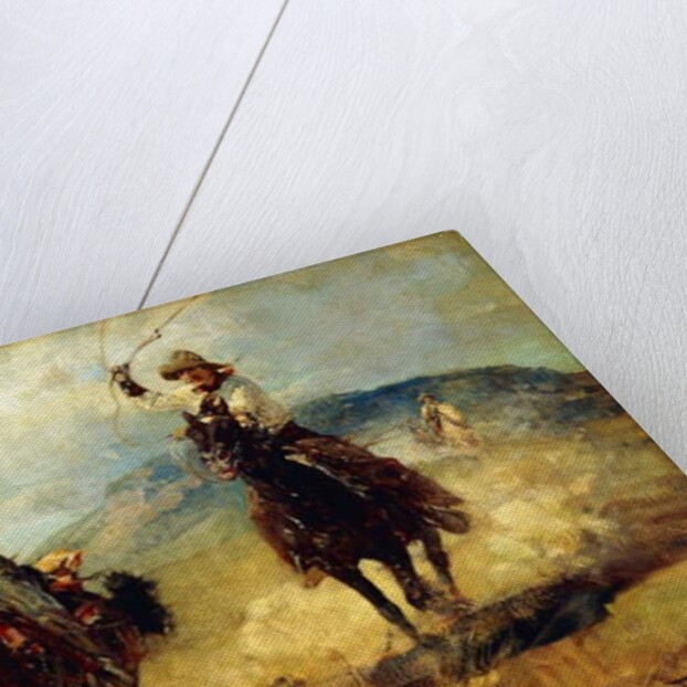 The Horse Thief, 1925 by Frank Tenney Johnson