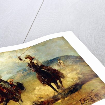 The Horse Thief, 1925 by Frank Tenney Johnson