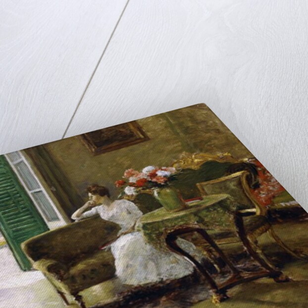 A Memory - In the Italian Villa by William Merritt Chase