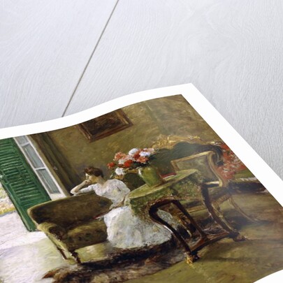 A Memory - In the Italian Villa by William Merritt Chase