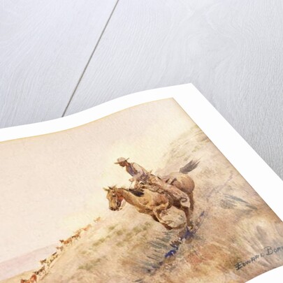 Rounding Up Horses by Edward Borein