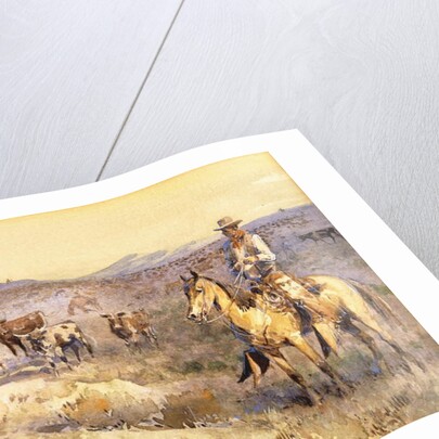 Grazing Cattle by Edward Borein