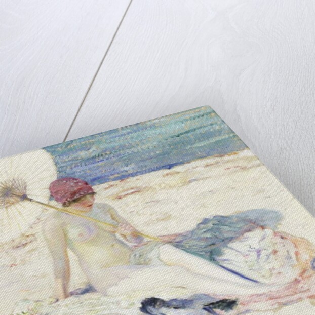On the Beach, 1913 by Frederick Carl Frieseke