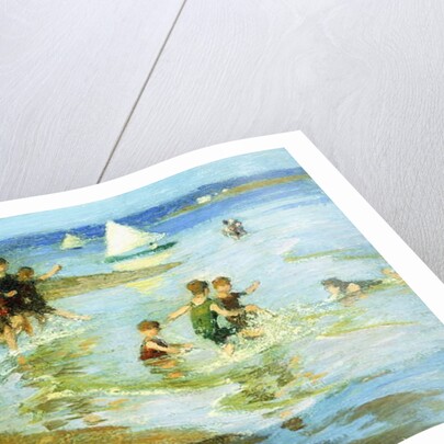 Children at Play on the Beach by Edward Henry Potthast