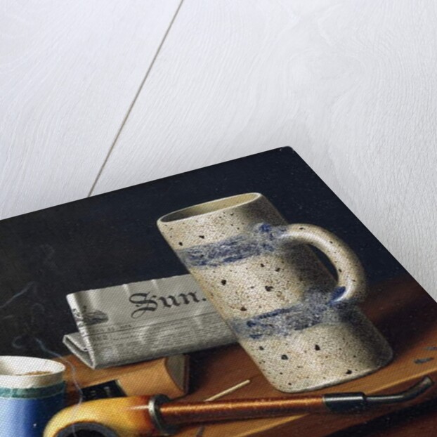 Still-life with Blue Tobacco Box, 1878 by William Michael Harnett