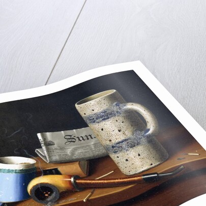 Still-life with Blue Tobacco Box, 1878 by William Michael Harnett