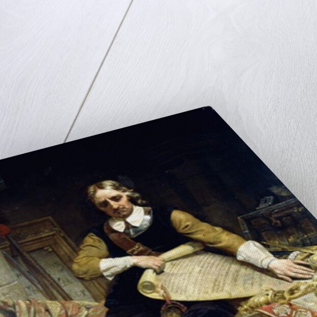 Oliver Cromwell, 1867 by Emanuel Gottlieb Leutze