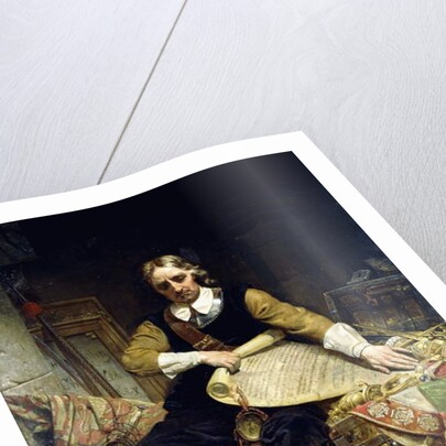 Oliver Cromwell, 1867 by Emanuel Gottlieb Leutze