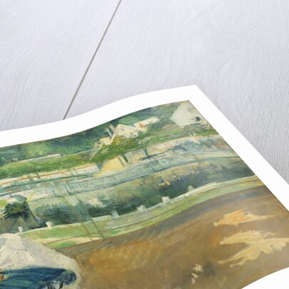 Lydia Seated on a Porch, Crocheting, c.1881 by Mary Stevenson Cassatt