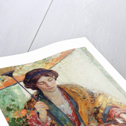 Woman with Parasol by Richard Emil Miller