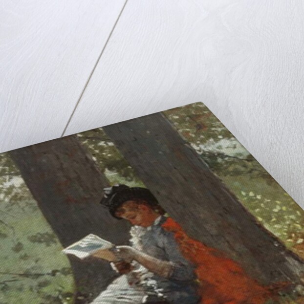 Girl Reading Under an Oak Tree, 1879 by Winslow Homer