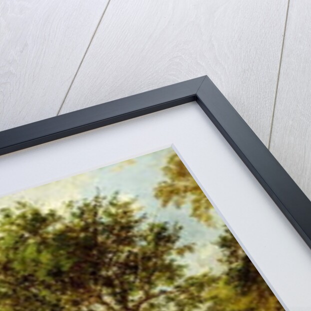 The Saw Mill River by Jasper Francis Cropsey