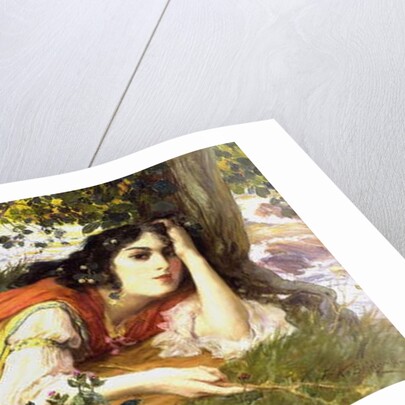 At the Running Brook by Frederick Arthur Bridgman