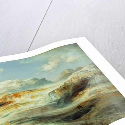 Jupiter Terrace, Yellowstone, 1893 by Thomas Moran