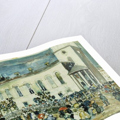 Park Street Church, Boston, c.1905-1907 by Maurice Brazil Prendergast