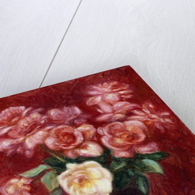 Pink Roses by William James Glackens