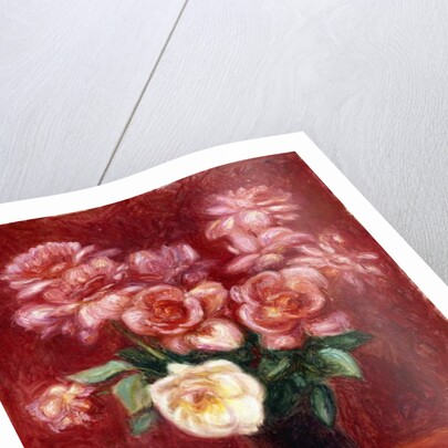 Pink Roses by William James Glackens