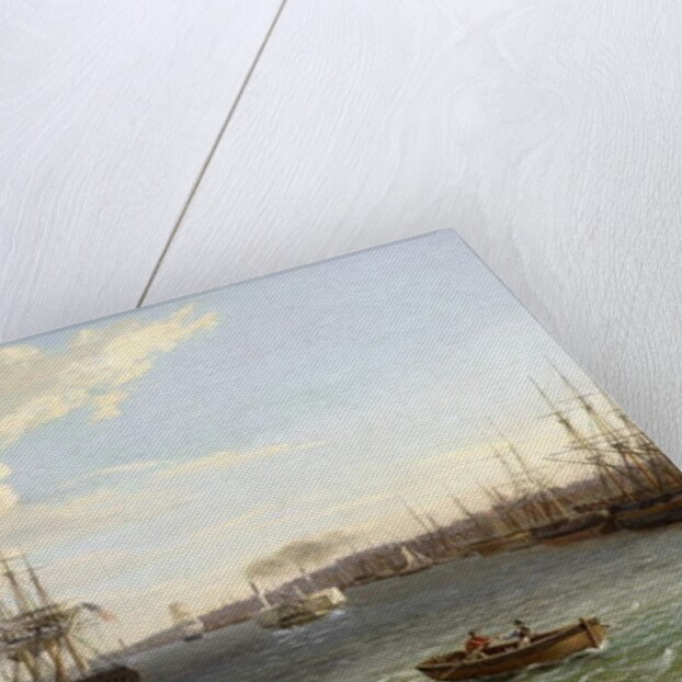 View of Philadelphia, Looking South on the Delaware River by Thomas Birch
