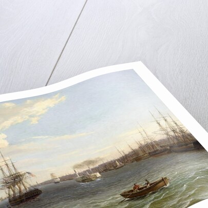 View of Philadelphia, Looking South on the Delaware River by Thomas Birch