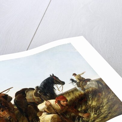 Trappers Following the Trail: At Fault, 1851 by Arthur Fitzwilliam Tait