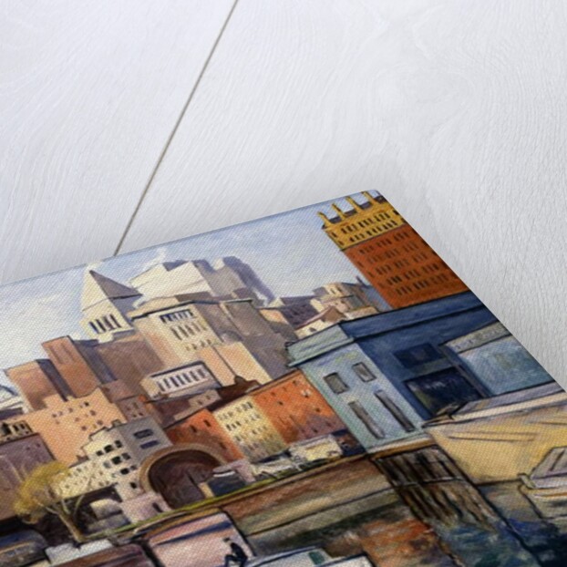 Downtown, 1922 by Samuel Halpert