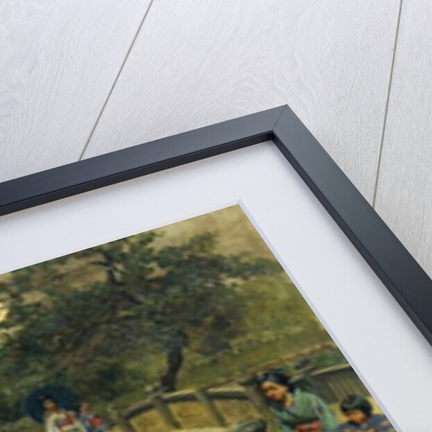 Lotus Pond, Shiba, Tokyo, 1886 by Theodore Wores