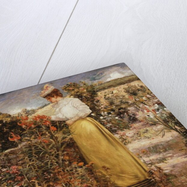 Among the Flowers, Giverny, 1890 by Dawson Dawson-Watson