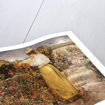 Among the Flowers, Giverny, 1890 by Dawson Dawson-Watson