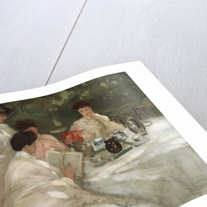 Tea in the Garden by Frederick Carl Frieseke