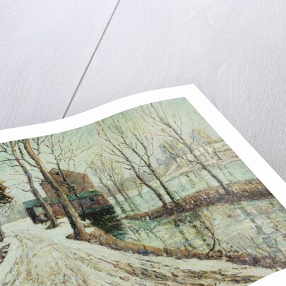 Melting Snow by Ernest Lawson