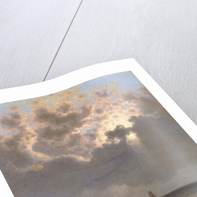 Sun Breaking through the Clouds by Martin Johnson Heade