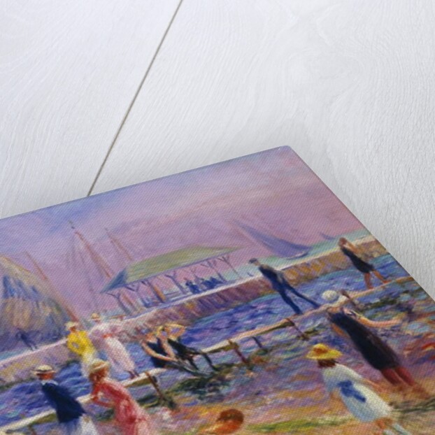 Town Pier - Blue Point, Long Island by William James Glackens