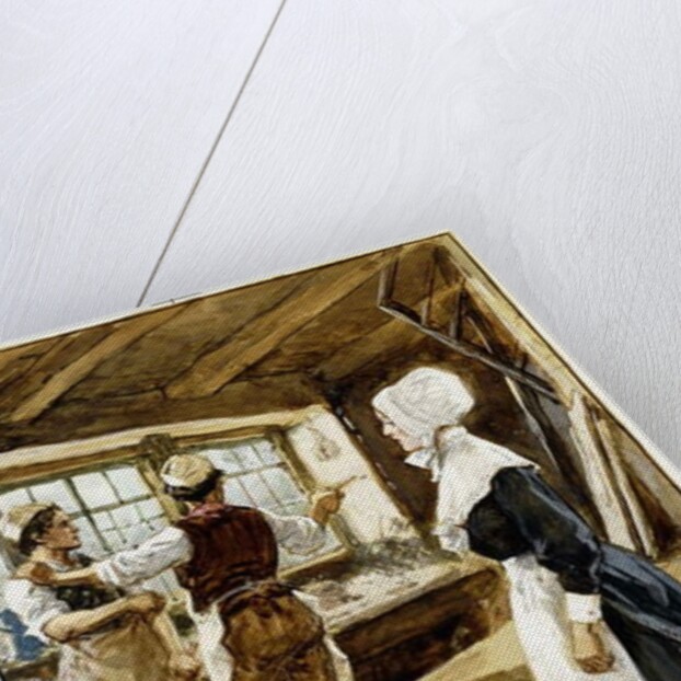 They were not aware of her presence, c.1910 by Gordon Frederick Browne