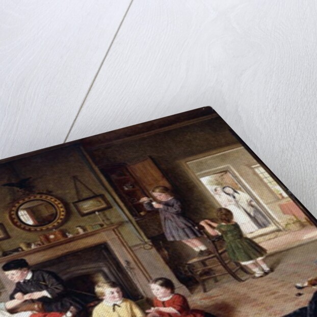 Playing Doctor, 1863 by Frederick Daniel Hardy