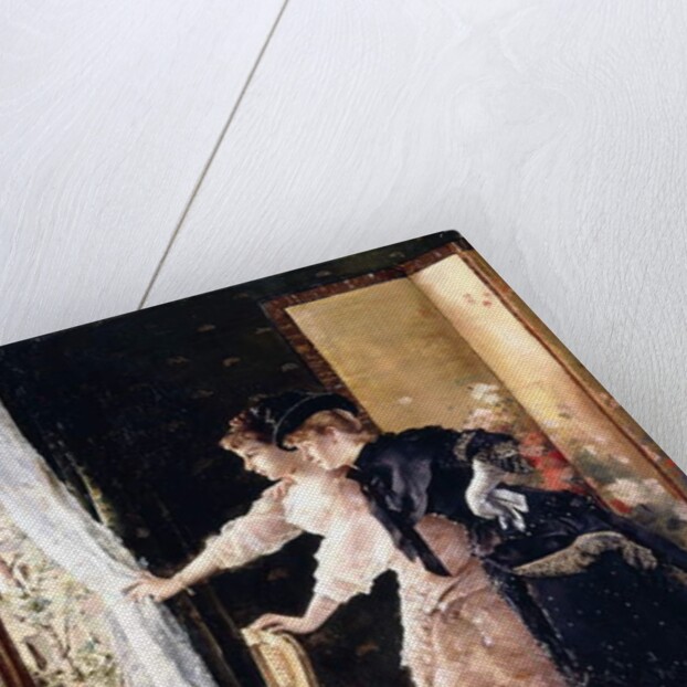 Watching the Fiance pass by, 1886 by Alfred Emile Stevens