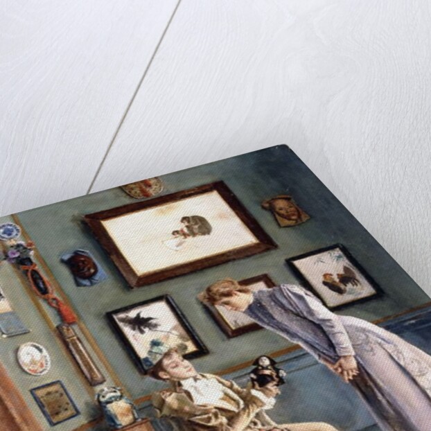 Women with a Japanese Doll, 1894 by Alfred Emile Stevens