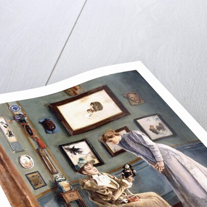 Women with a Japanese Doll, 1894 by Alfred Emile Stevens