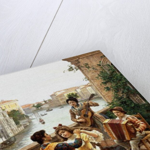 On a Venetian Balcony, by Antonio Paoletti
