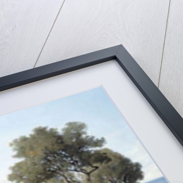 Taking in the View on the Island of Capri in the Gulf of Naples, 1853 by Henri-Joseph Harpignies