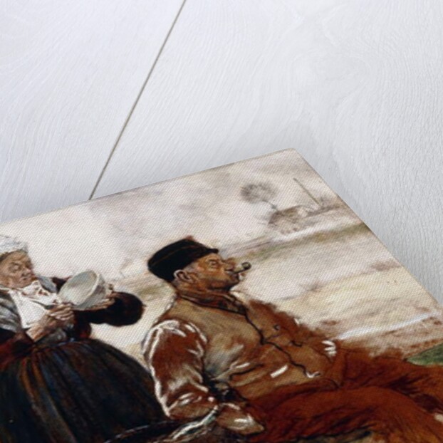 After the Meal by Jean Francois Raffaelli