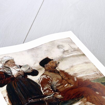 After the Meal by Jean Francois Raffaelli