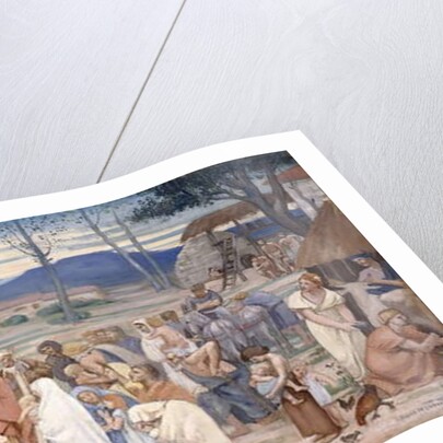 The Childhood of Saint Genevieve, 1874 by Pierre Puvis de Chavannes