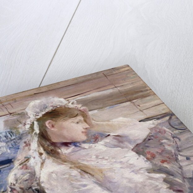 Behind the Blinds, 1879 by Berthe Morisot