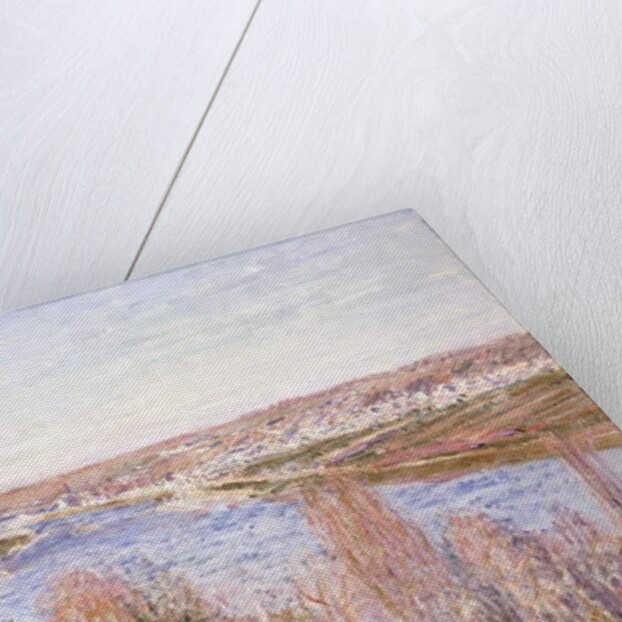 The Village of Champagne at Sunset-April, 1885 by Alfred Sisley