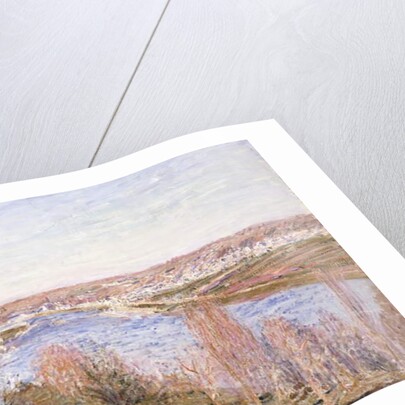 The Village of Champagne at Sunset-April, 1885 by Alfred Sisley