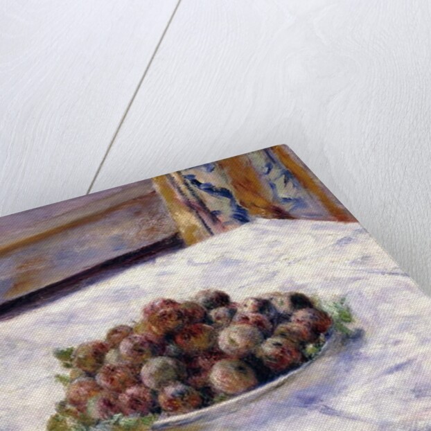 Still Life, Prunes on a Plate, c.1884 by Pierre Auguste Renoir