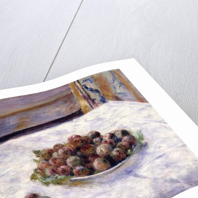 Still Life, Prunes on a Plate, c.1884 by Pierre Auguste Renoir